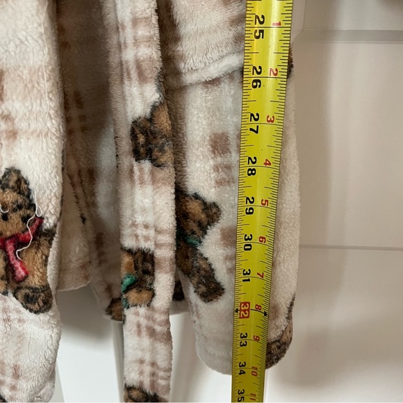 Plaid Teddy Bear Robe - Picture 5 of 5
